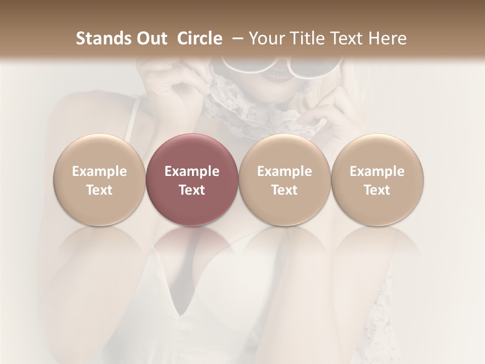 Lady Girl Attractive PowerPoint Template