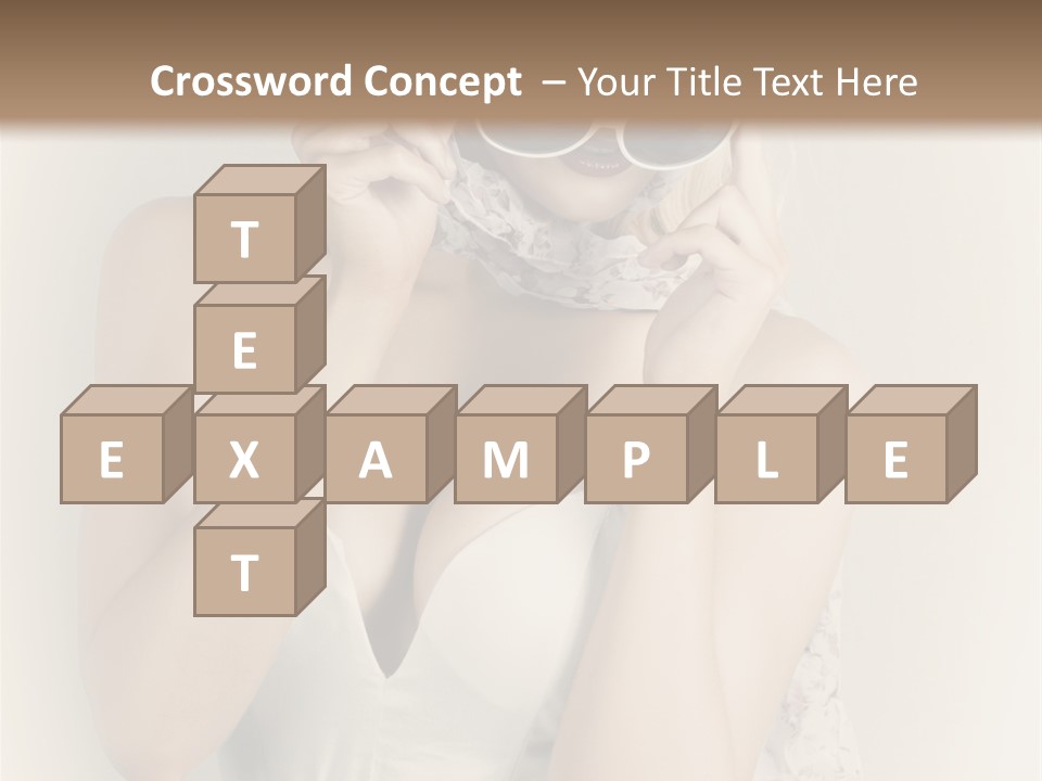 Lady Girl Attractive PowerPoint Template