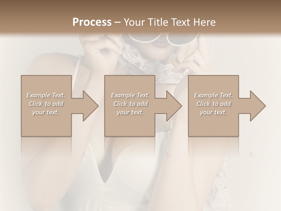 Lady Girl Attractive PowerPoint Template
