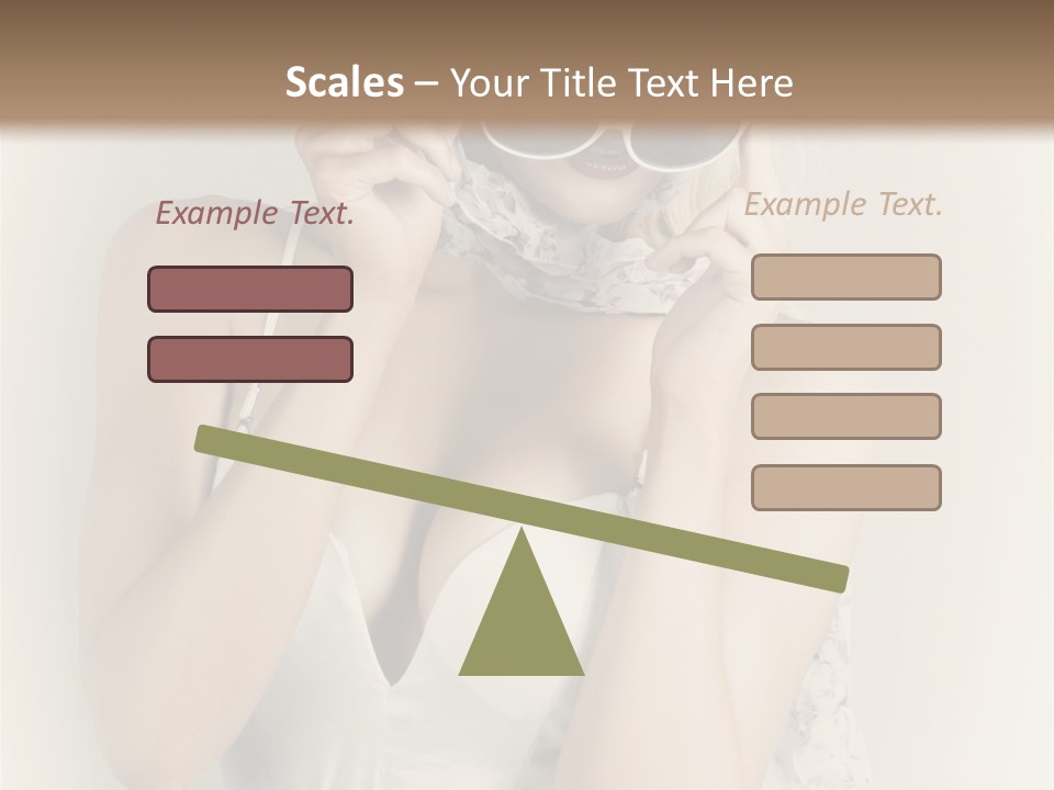 Lady Girl Attractive PowerPoint Template