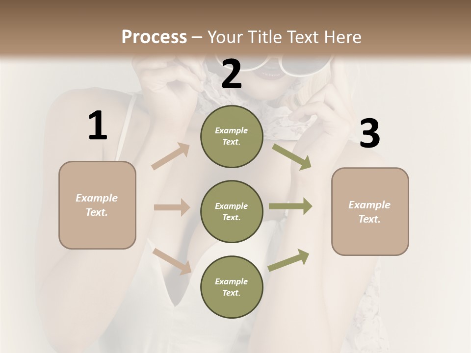 Lady Girl Attractive PowerPoint Template