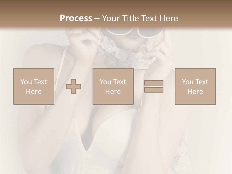 Lady Girl Attractive PowerPoint Template