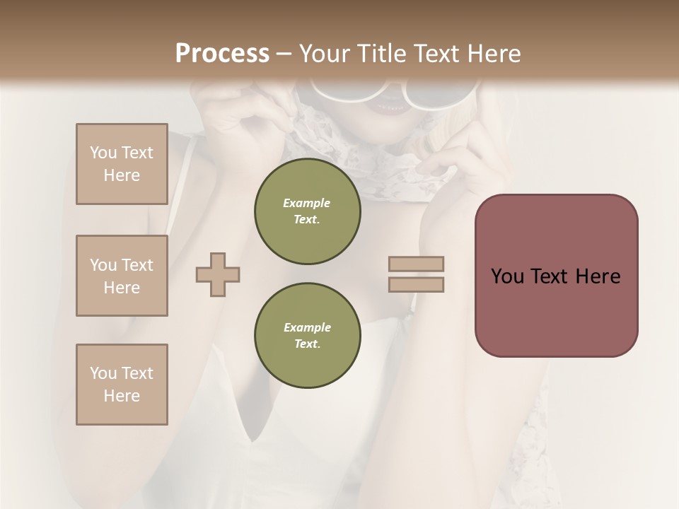 Lady Girl Attractive PowerPoint Template