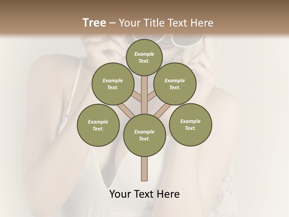 Lady Girl Attractive PowerPoint Template