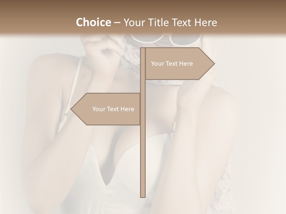 Lady Girl Attractive PowerPoint Template