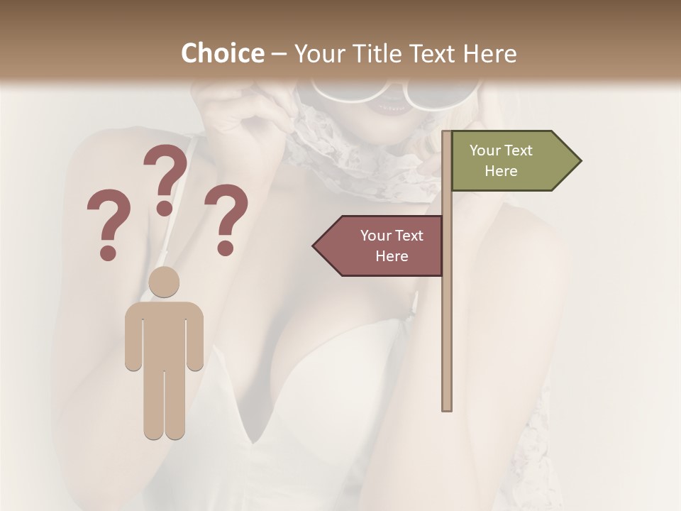Lady Girl Attractive PowerPoint Template