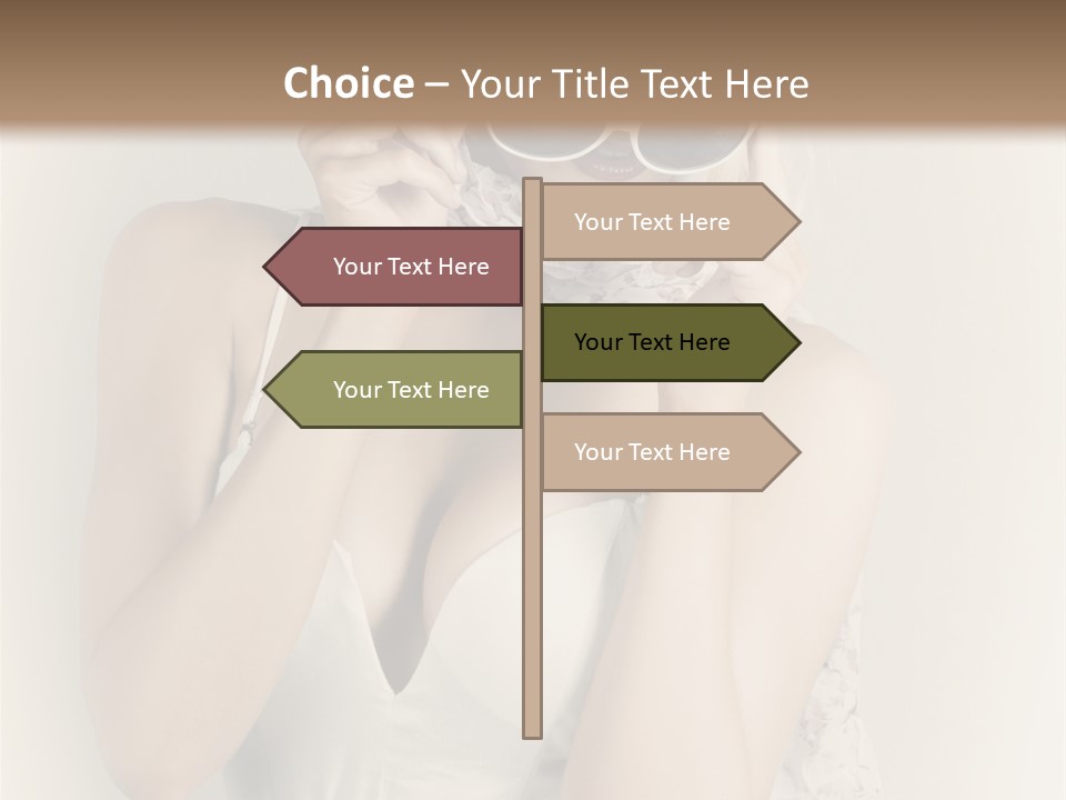 Lady Girl Attractive PowerPoint Template