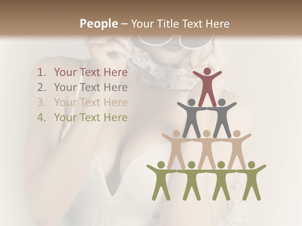 Lady Girl Attractive PowerPoint Template