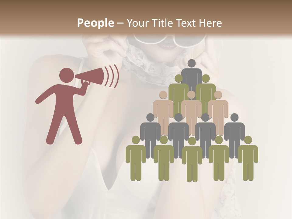 Lady Girl Attractive PowerPoint Template