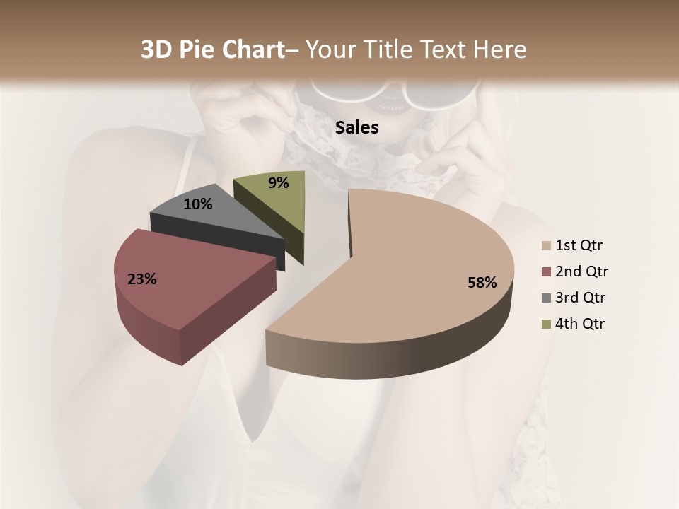 Lady Girl Attractive PowerPoint Template