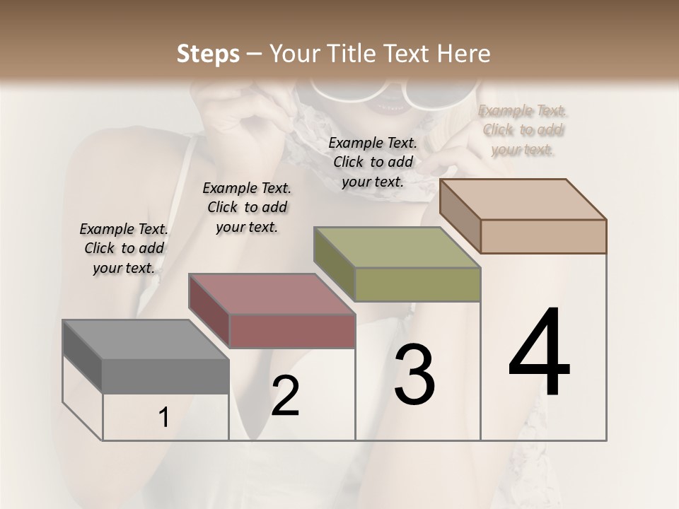 Lady Girl Attractive PowerPoint Template