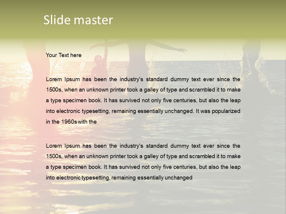 Summer Relationships Party PowerPoint Template