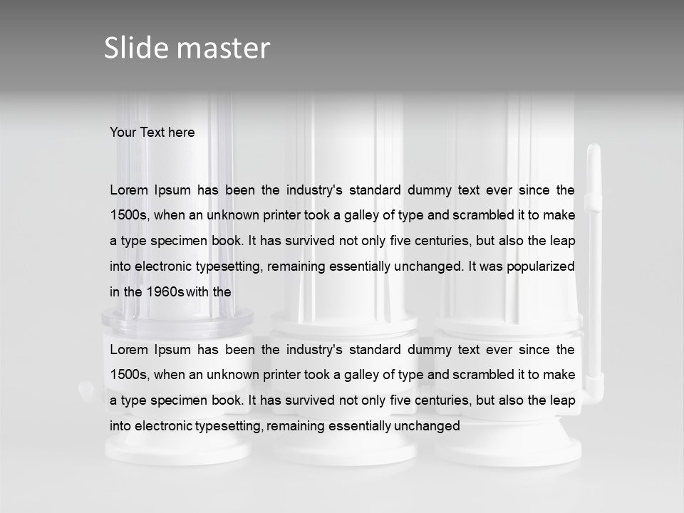 Drinking Purify Weather PowerPoint Template