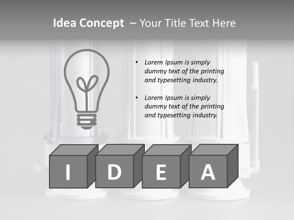 Drinking Purify Weather PowerPoint Template