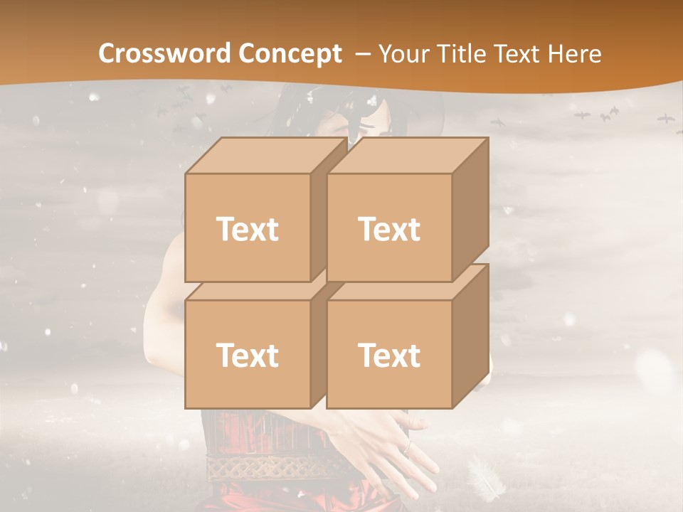 Fashion Emotion Girl PowerPoint Template