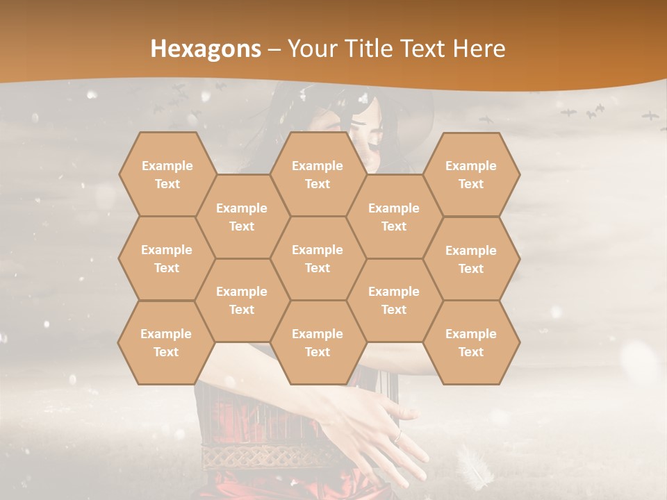 Fashion Emotion Girl PowerPoint Template