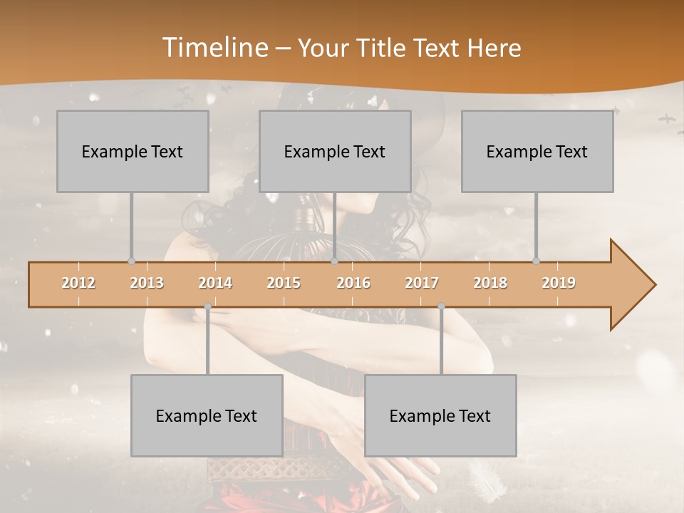 Fashion Emotion Girl PowerPoint Template