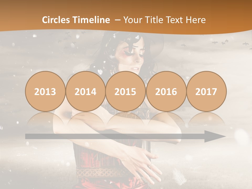 Fashion Emotion Girl PowerPoint Template