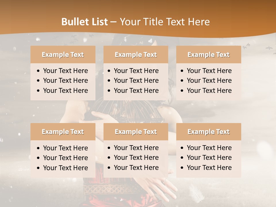 Fashion Emotion Girl PowerPoint Template