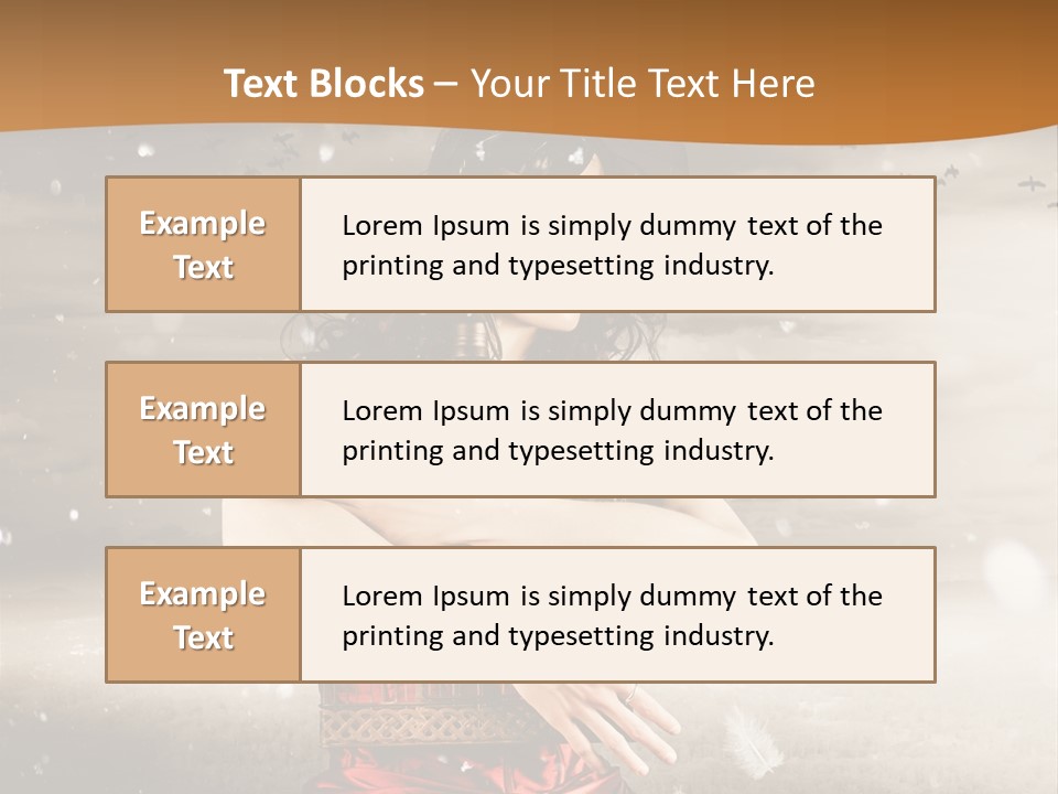 Fashion Emotion Girl PowerPoint Template