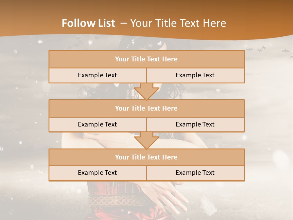 Fashion Emotion Girl PowerPoint Template