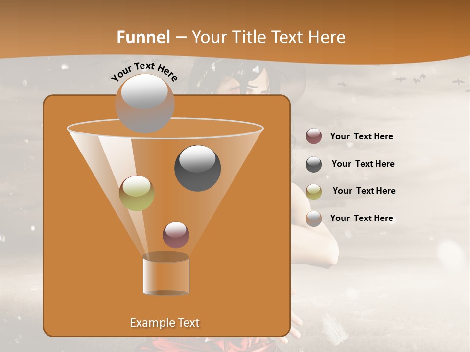 Fashion Emotion Girl PowerPoint Template