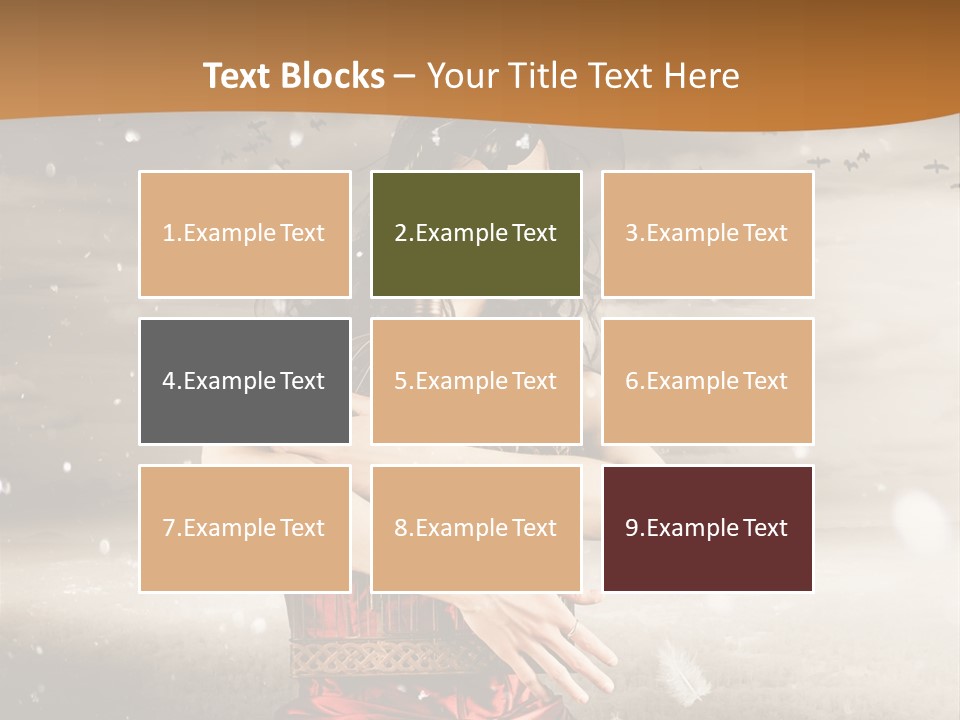 Fashion Emotion Girl PowerPoint Template