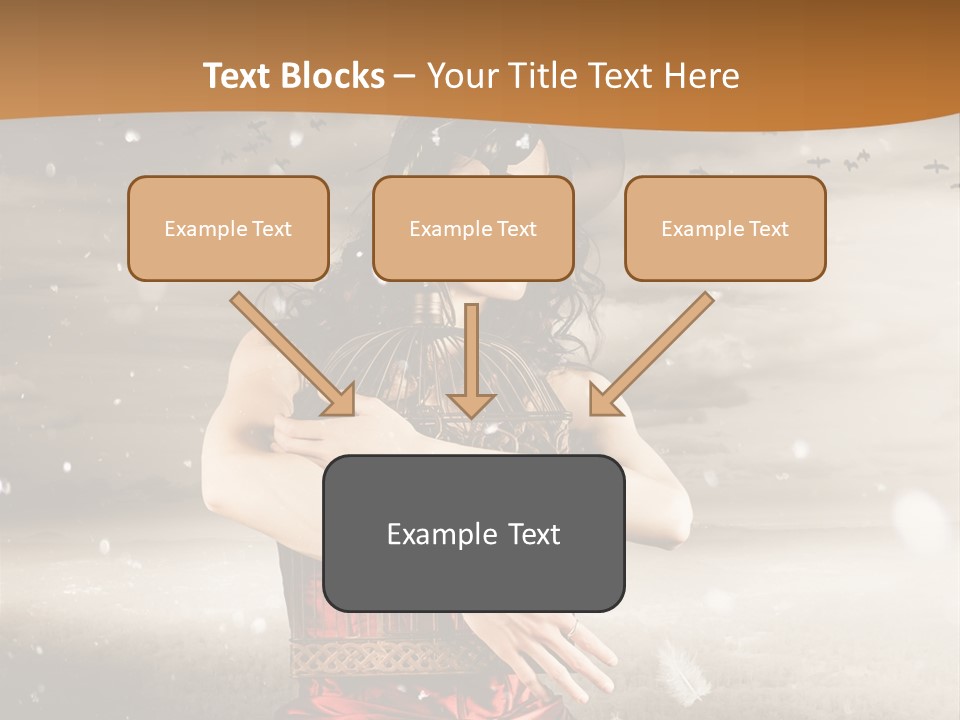 Fashion Emotion Girl PowerPoint Template