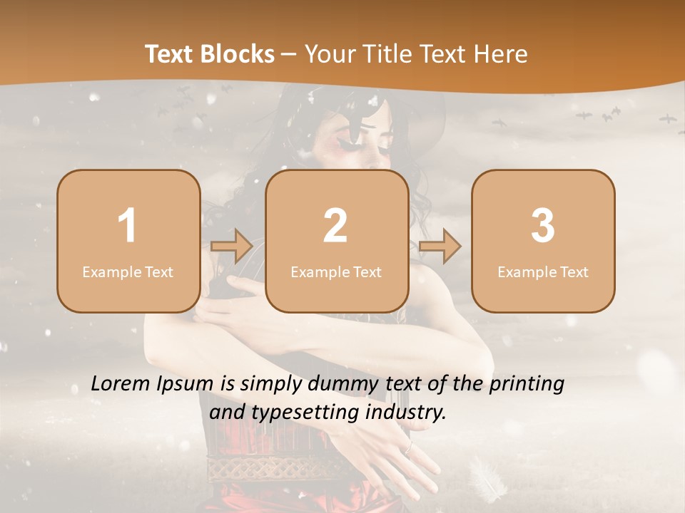 Fashion Emotion Girl PowerPoint Template