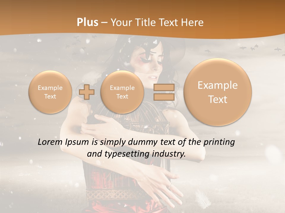 Fashion Emotion Girl PowerPoint Template