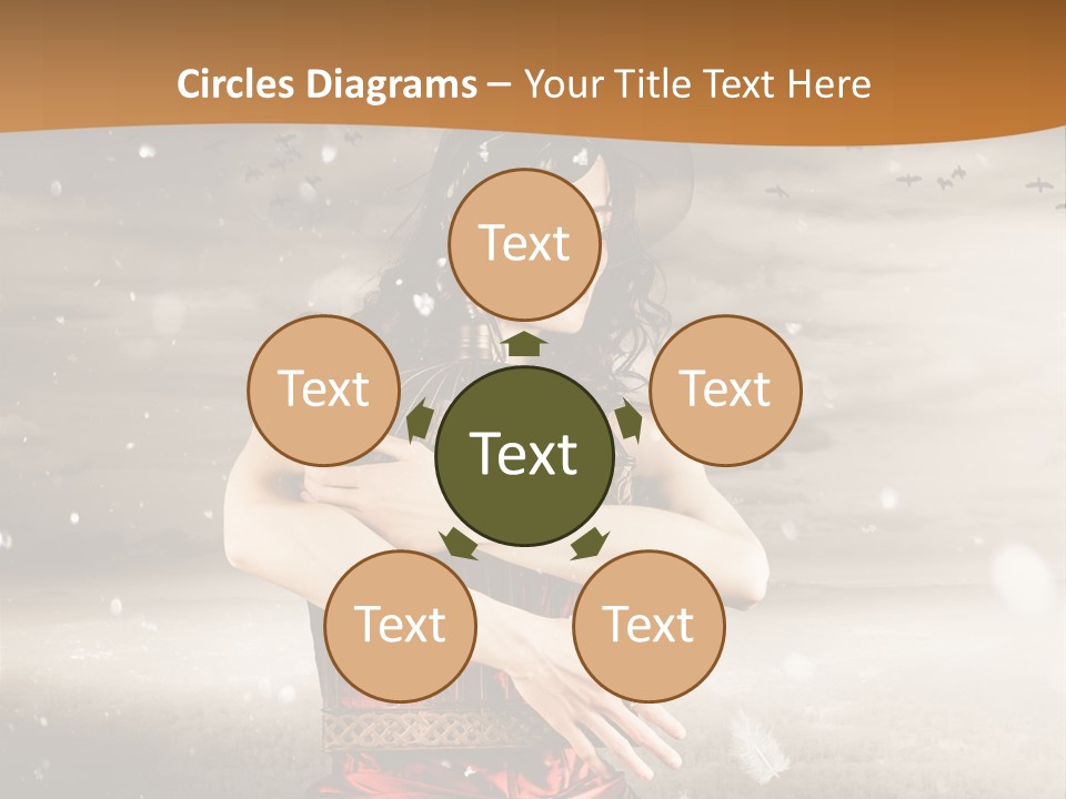 Fashion Emotion Girl PowerPoint Template