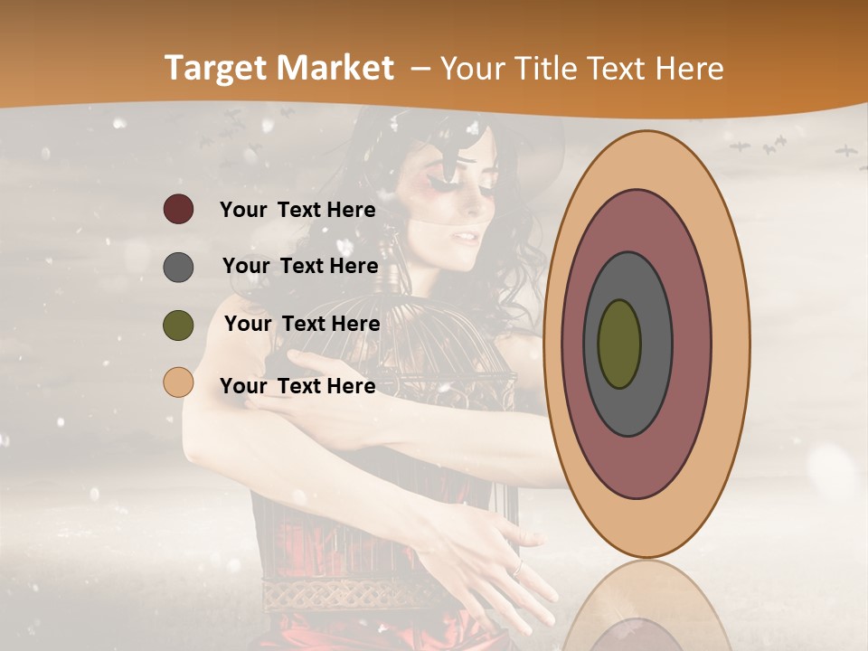 Fashion Emotion Girl PowerPoint Template