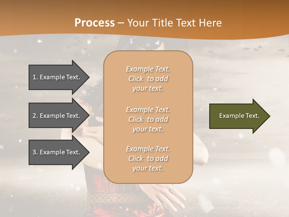 Fashion Emotion Girl PowerPoint Template