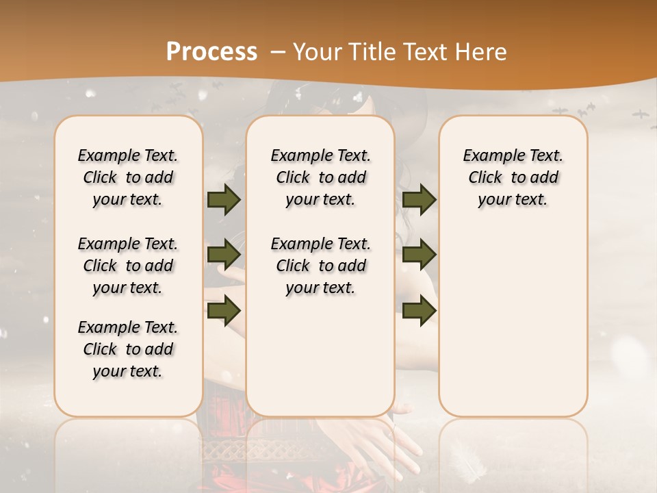 Fashion Emotion Girl PowerPoint Template