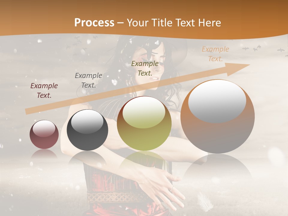 Fashion Emotion Girl PowerPoint Template