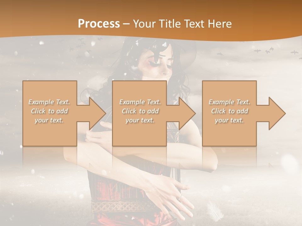 Fashion Emotion Girl PowerPoint Template