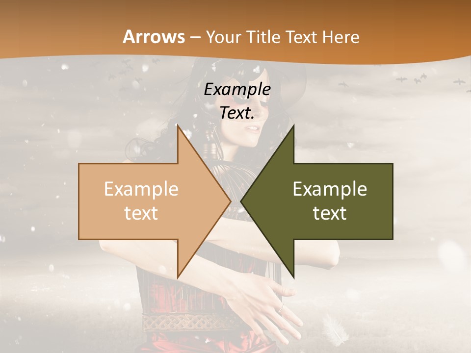 Fashion Emotion Girl PowerPoint Template