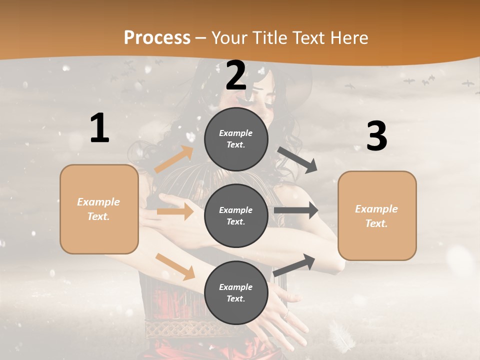 Fashion Emotion Girl PowerPoint Template