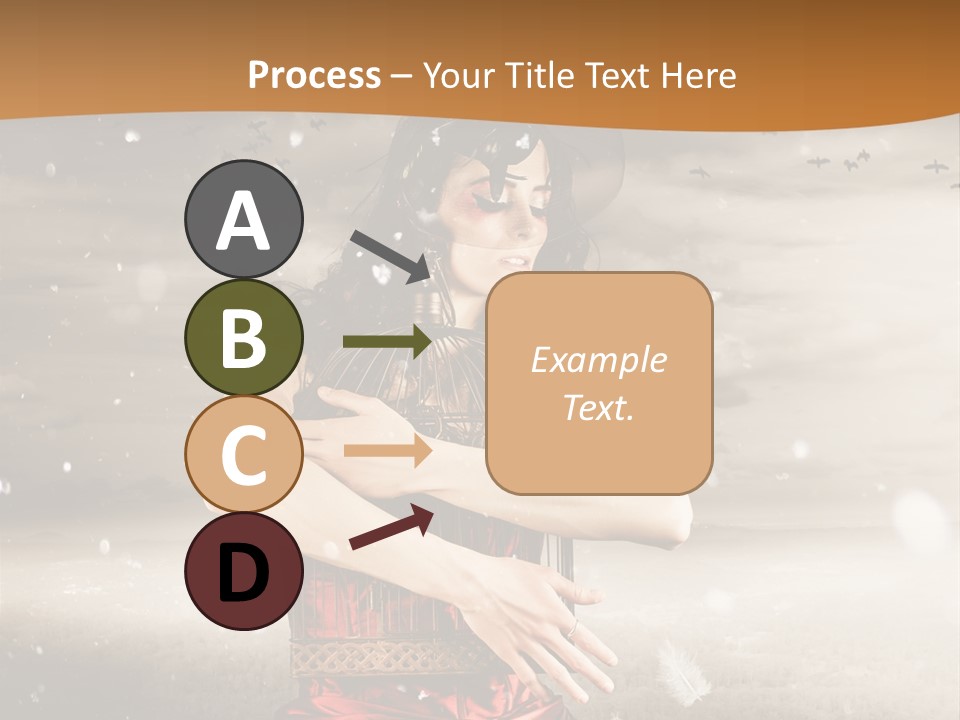 Fashion Emotion Girl PowerPoint Template