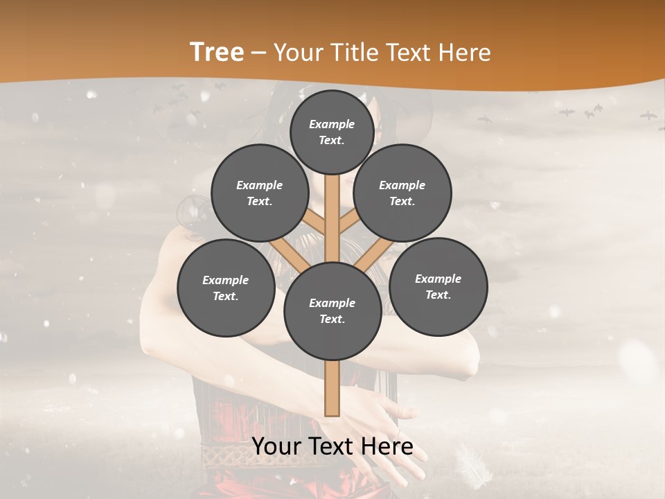 Fashion Emotion Girl PowerPoint Template