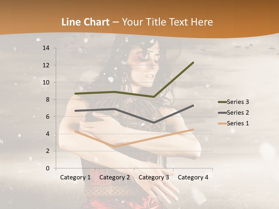 Fashion Emotion Girl PowerPoint Template