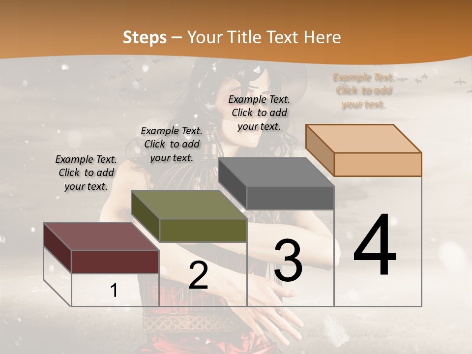Fashion Emotion Girl PowerPoint Template