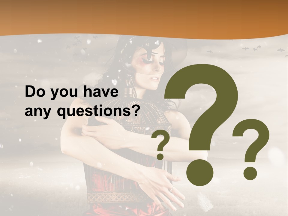 Fashion Emotion Girl PowerPoint Template