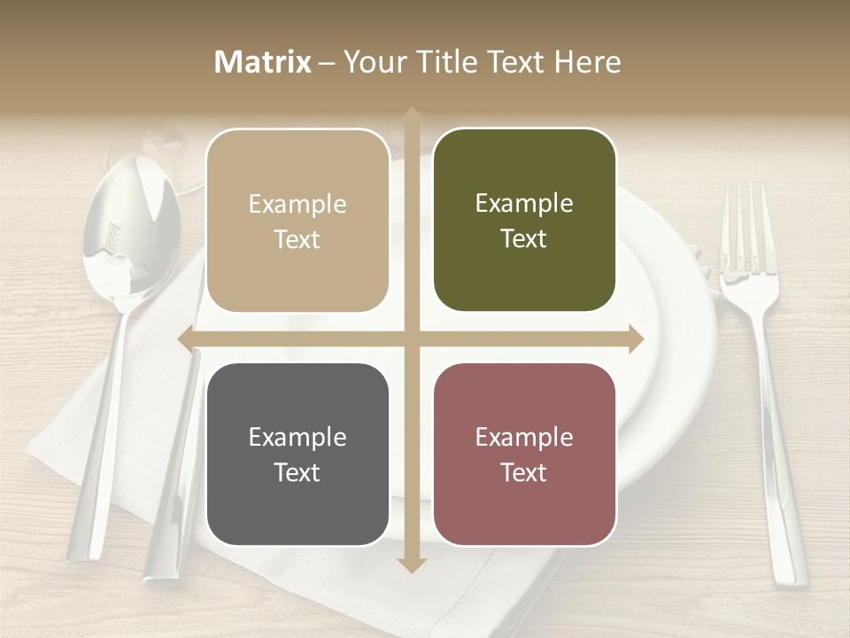 Nobody Equipment Plate PowerPoint Template