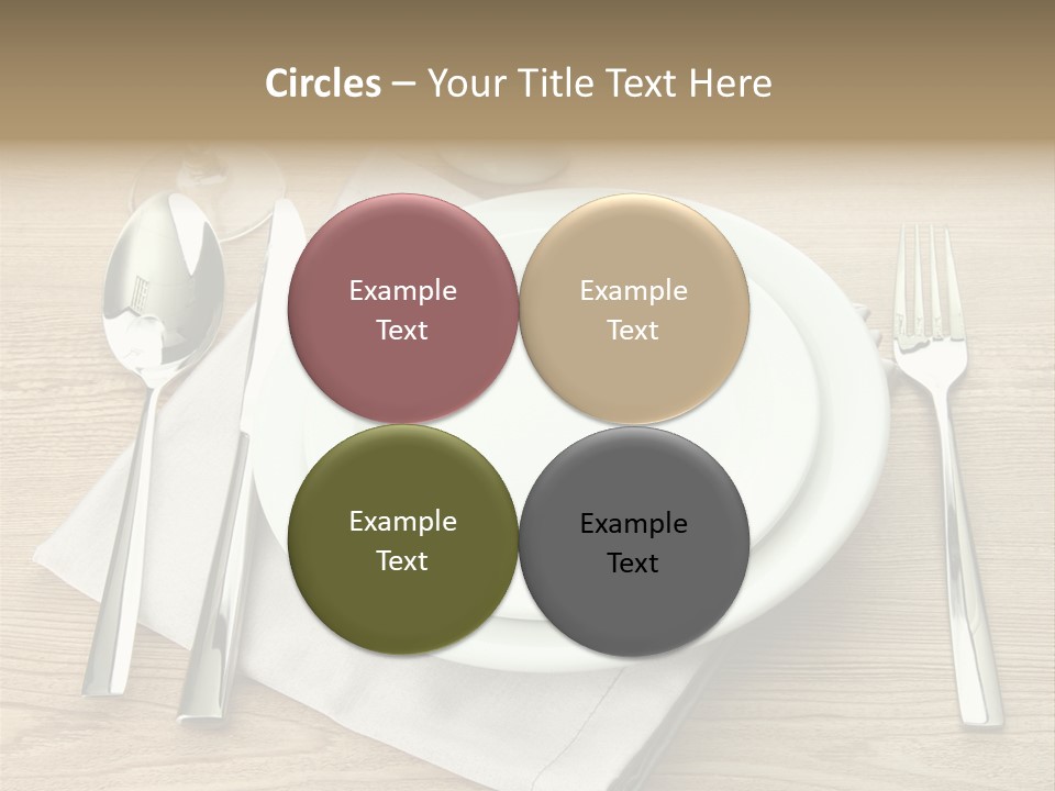 Nobody Equipment Plate PowerPoint Template