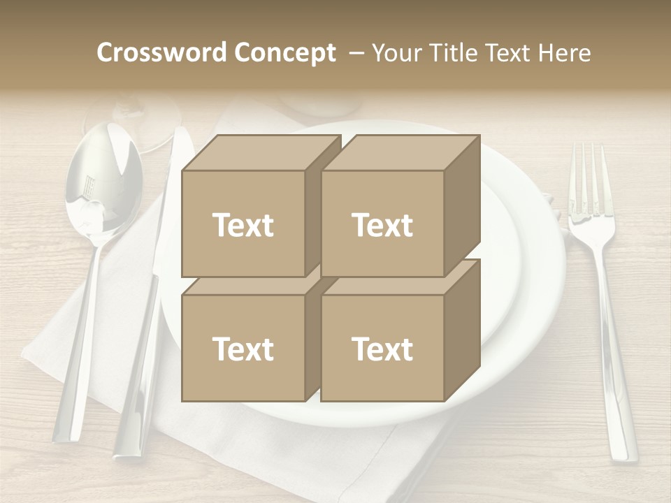 Nobody Equipment Plate PowerPoint Template