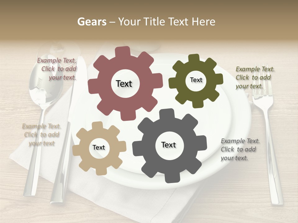 Nobody Equipment Plate PowerPoint Template