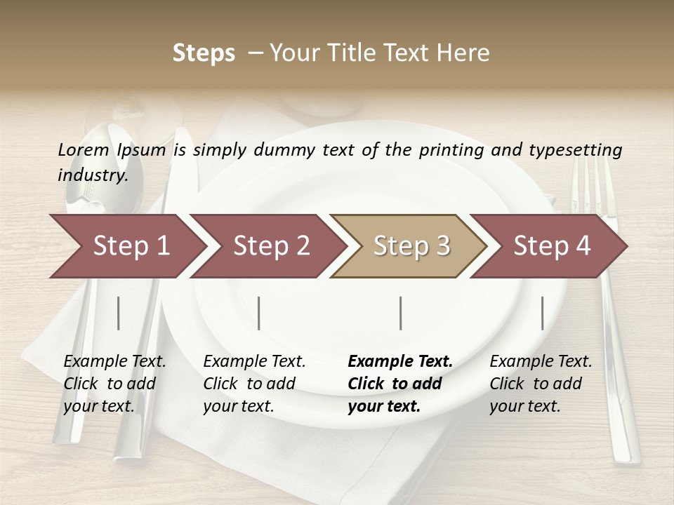 Nobody Equipment Plate PowerPoint Template