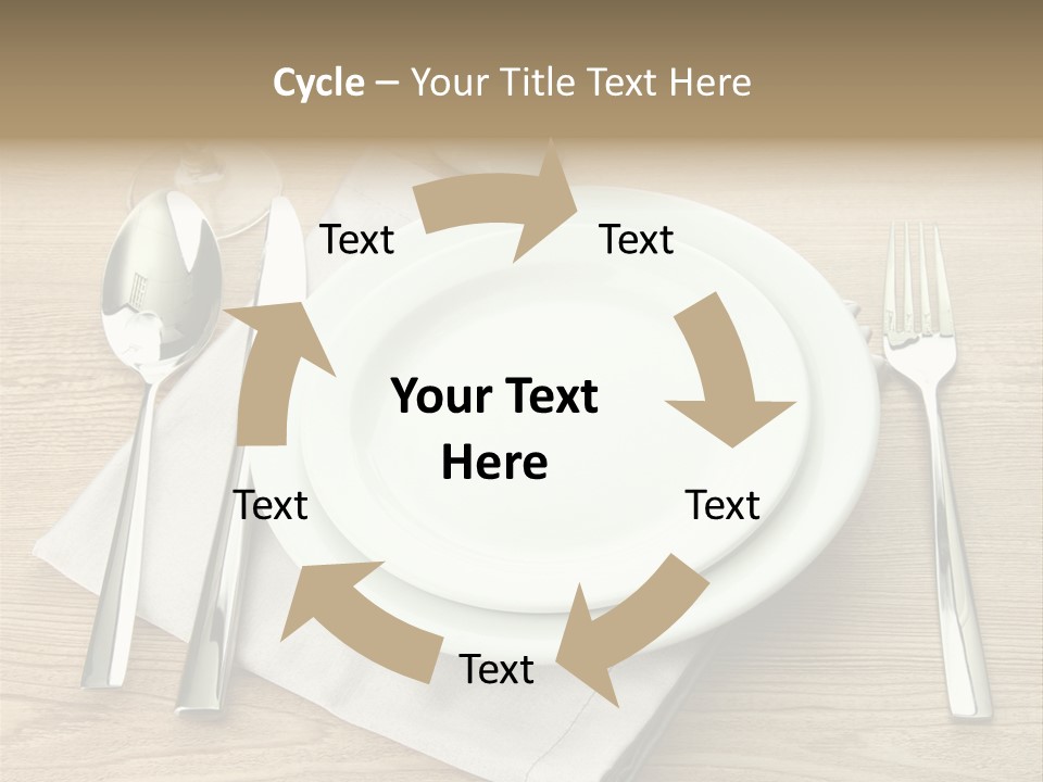 Nobody Equipment Plate PowerPoint Template