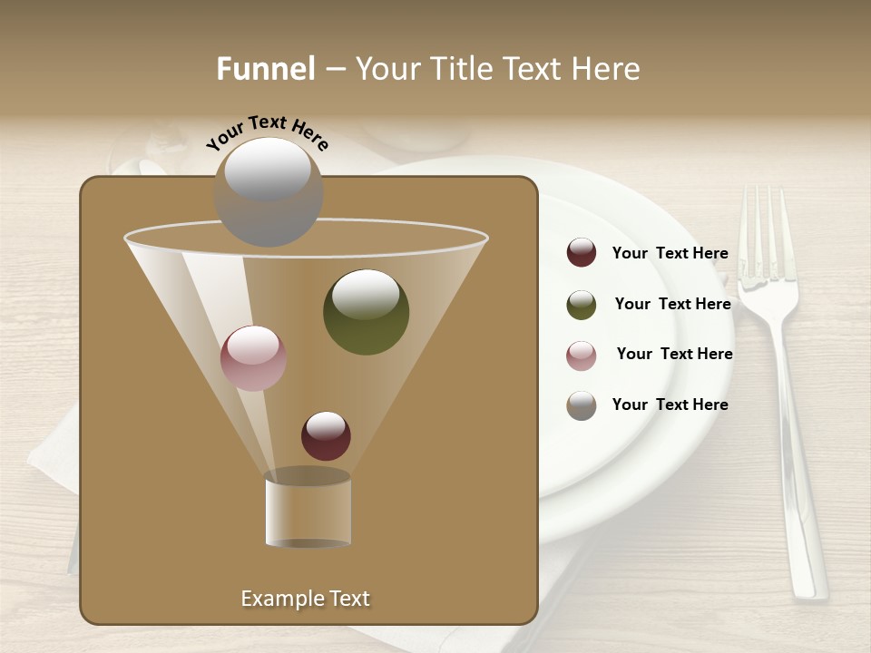 Nobody Equipment Plate PowerPoint Template